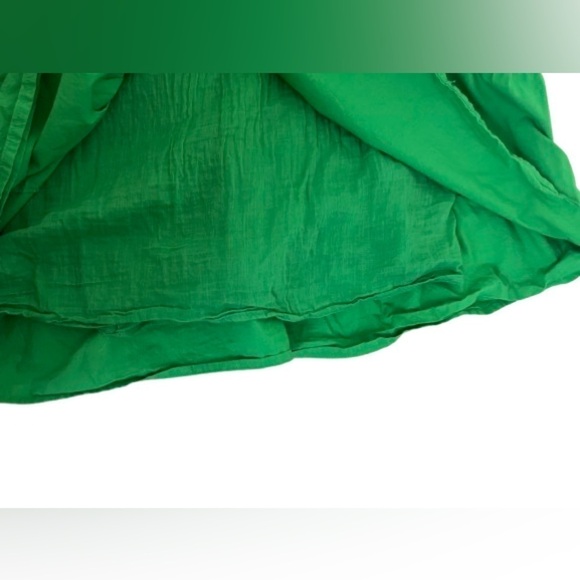 Sim and Sam 100% Cotton
Kelly Green Tiered Puff Sleeve Mini Dress
Size S - Picture 6 of 7